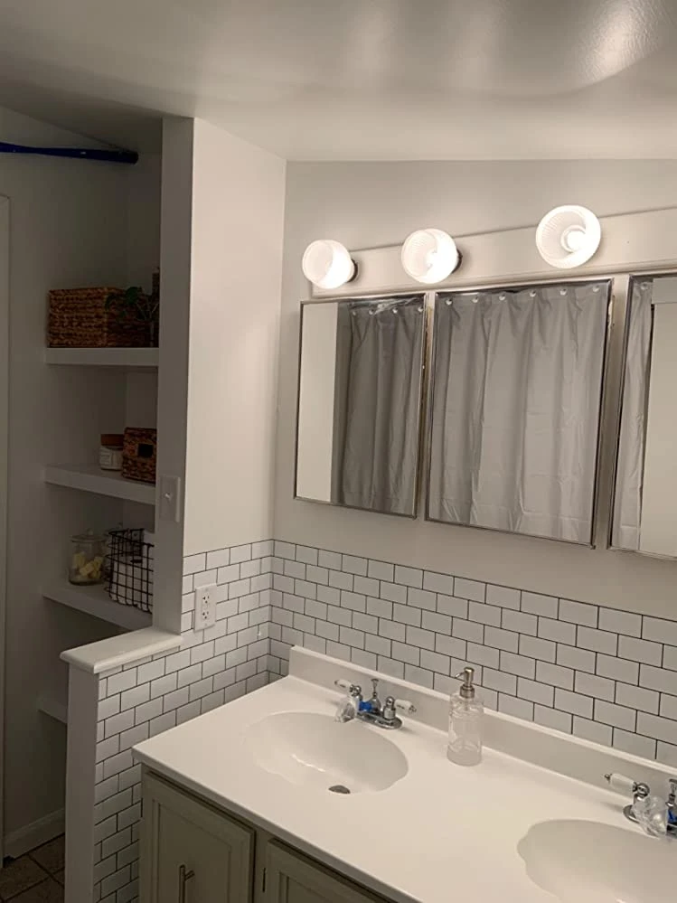 Crystiles 12"x12" Subway White Vinyl Peel And Stick Backsplash Tile, Pro Series Thicker Version, 4-Sheet Pack - Image 2