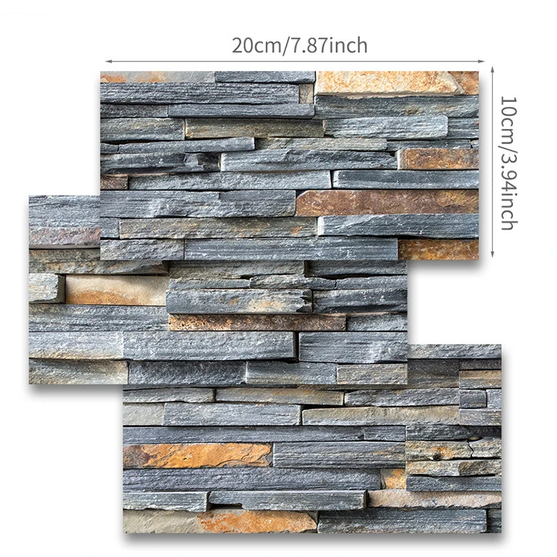 Self-Adhesive Vinyl Flooring Tiles Waterproof Peel And Stick Tiles Wall Stickers For Home Decor,Gray Wood Grain - Image 3