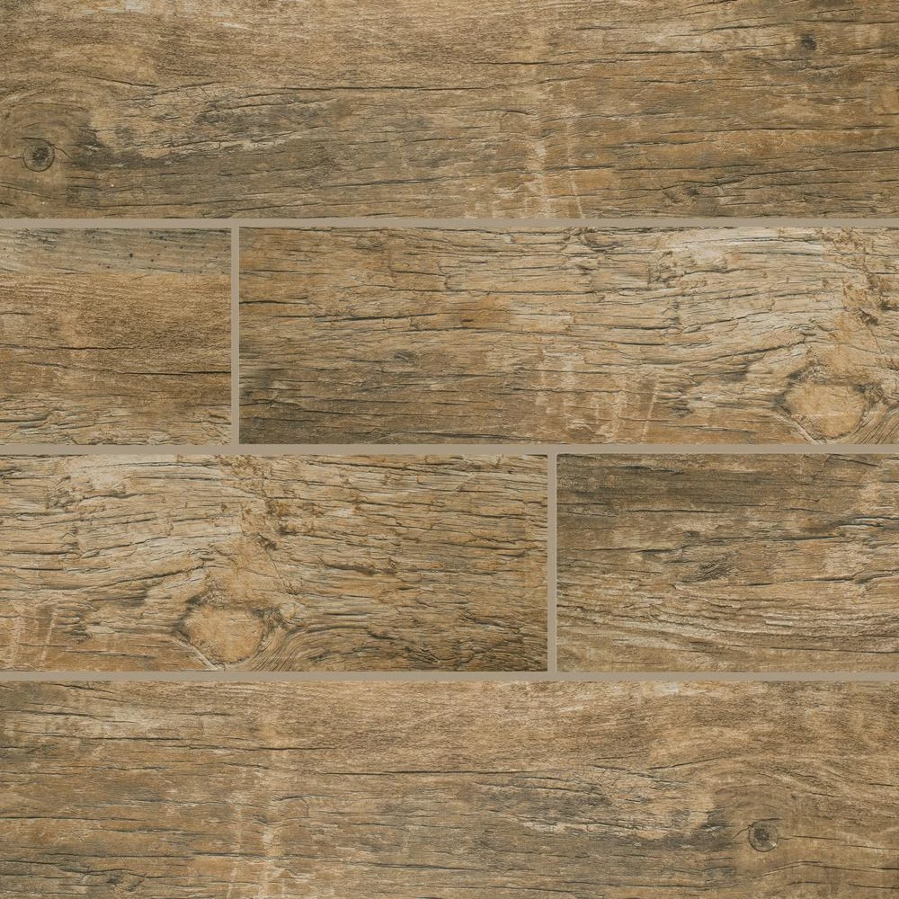 MSI Redwood Mahogany 6 In. X 24 In. Matte Porcelain Floor And Wall Tile (10 Sq. Ft. / Case) - Image 12