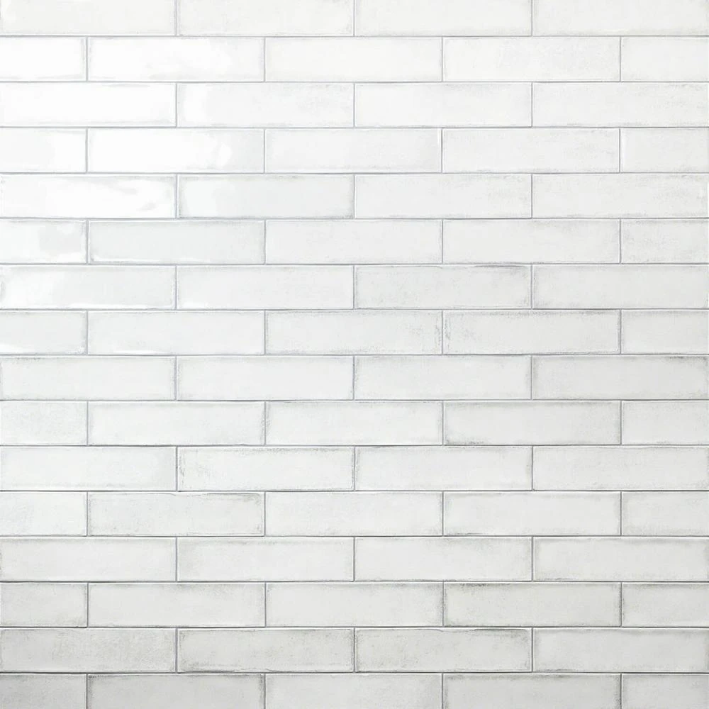 Ivy Hill Tile Moze White 3 In. X 12 In. 9 Mm Ceramic Wall Tile (22-Piece) (5.38 Sq. Ft./ Box)