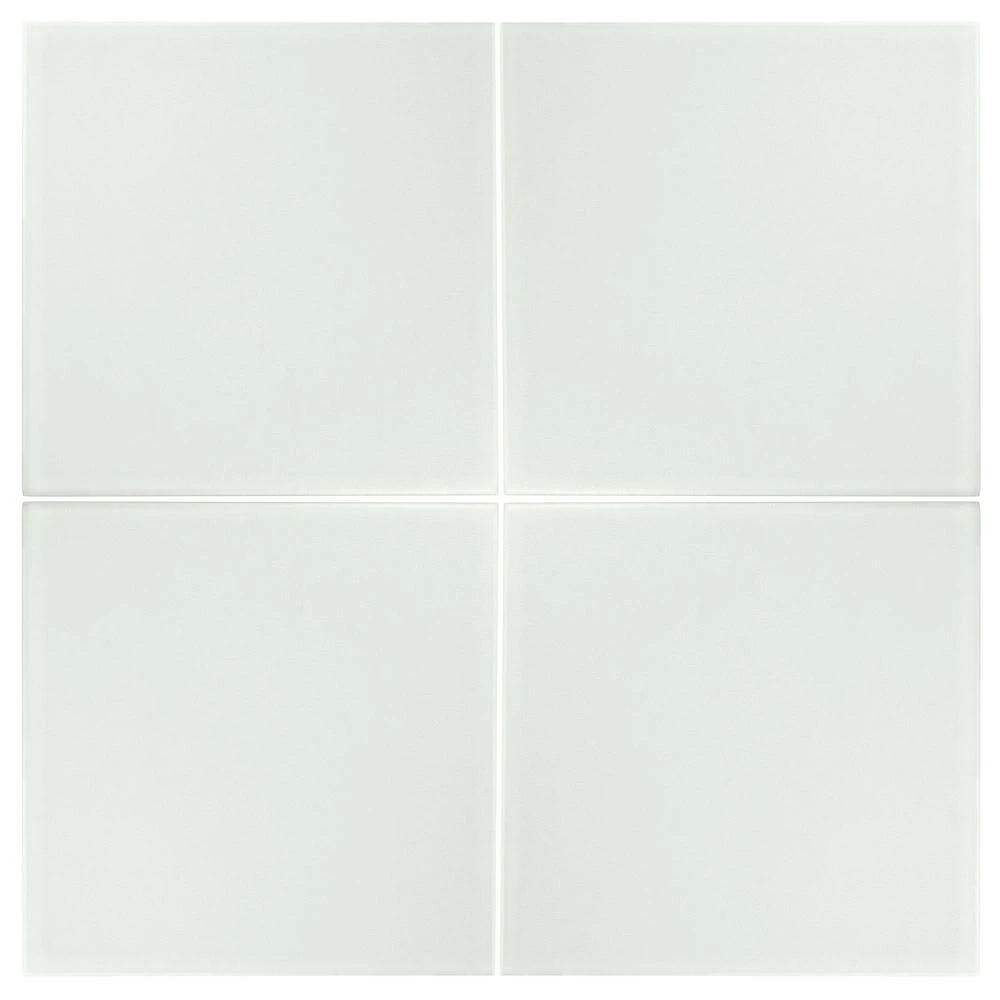 Merola Tile Revival White 7-3/4 In. X 7-3/4 In. Ceramic Floor And Wall Tile - Image 4