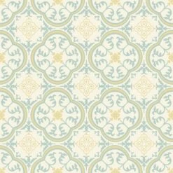 IVC Soho Blue And Gold Residential Vinyl Sheet, Sold By 13.2 Ft. Wide X Custom Length