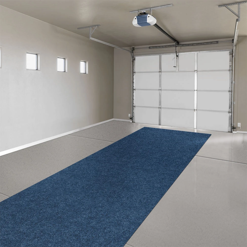 Indoor/Outdoor Carpet With Rubber Marine Backing - Blue 6' X 10' - Several Sizes Available - Carpet Flooring For Patio, Porch, Deck, Boat, Basement Or Garage - Image 5