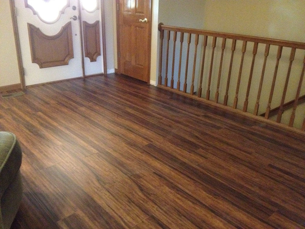 BuildDirect Balinese Rosewood 12mm 48" X 6.5" Laminate Flooring (15.1sq. Ft. Per Box) - Image 4