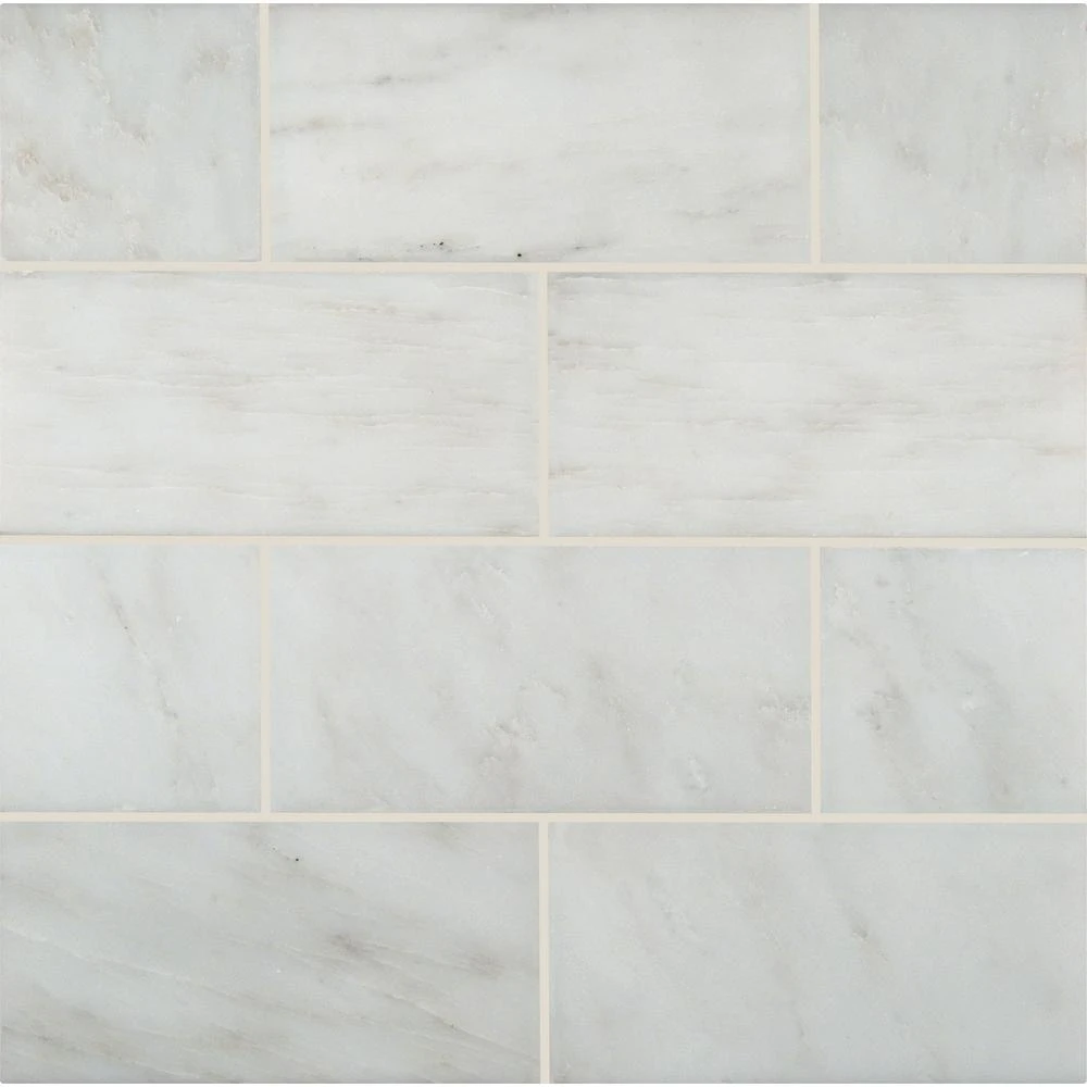 MSI Greecian White 3 In. X 6 In. Polished Marble Floor And Wall Tile (1 Sq. Ft. / Case) - Image 3