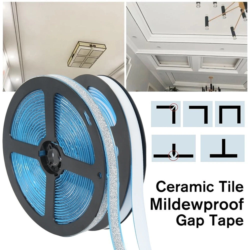 1 Roll Ceramic Tile Mildewproof Gap Tape Kitchen Ceramic Self Dhesive Waterproof Tape Home Supplies - Image 4
