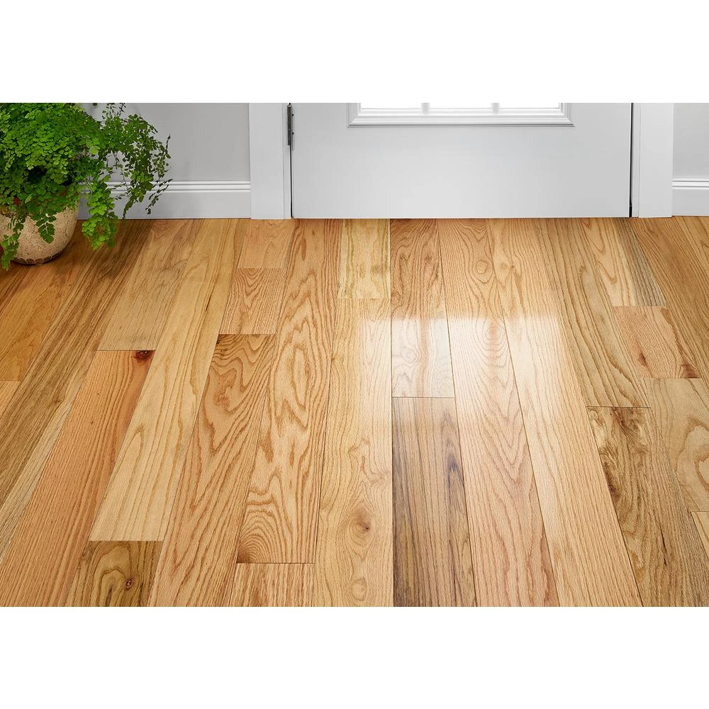 Bruce Plano Oak Country Natural 3/4 In. Thick X 5 In. Wide X Varying Length Solid Hardwood Flooring (23.5 Sq. Ft. / Case) - Image 2
