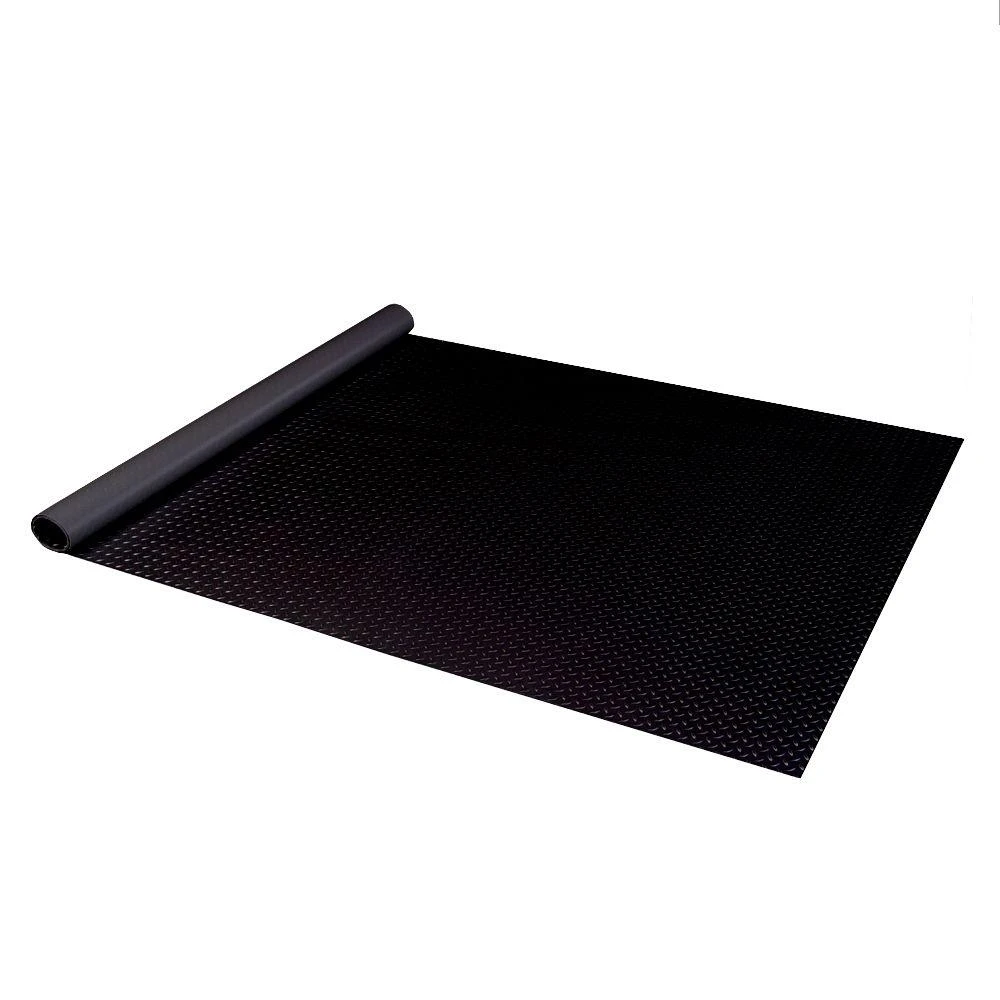 Diamond Deck 5 Ft. X 35 Ft. Black Textured PVC Rollout Flooring - Image 5