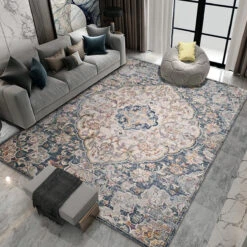 Floor Carpet Rug Mat Non Slip Area Rug Carpet Large For Living-room Doorway Bedroom Bathroom Balcony（optional Size）